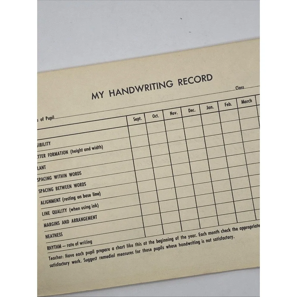 Vintage Noble's Better Handwriting for Everyone Book 6 – Unused Workbook